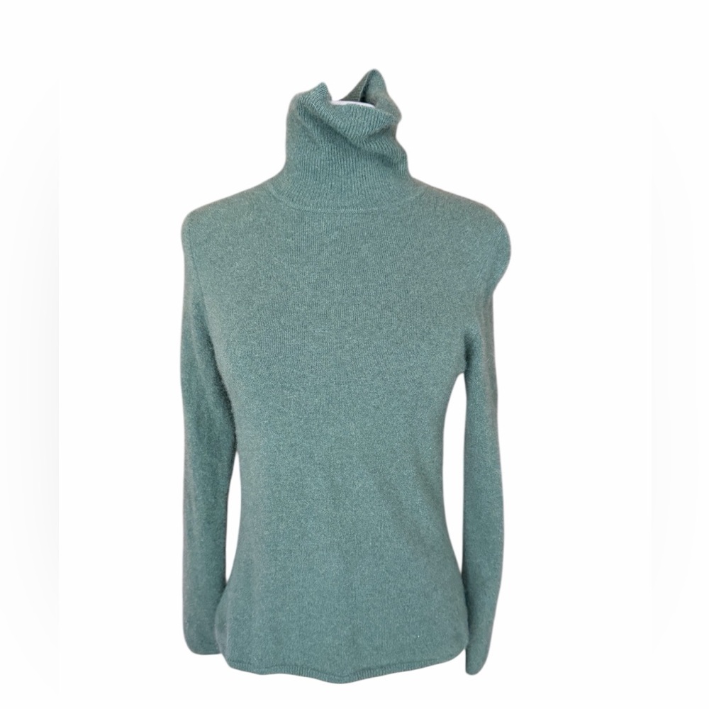 Late 1990s/Y2K Charter Club 100% Cashmere Slim-Fit Turtleneck Sweater‎
